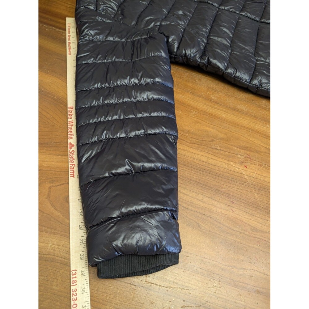 NEW Nike Quilted Puffer Jacket Men’s 3XL Black Hooded Full Zip 3X - Picture 9 of 16